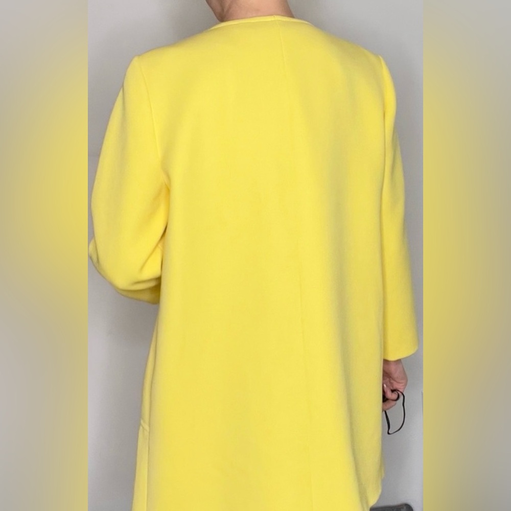 ZARA YELLOW BEAUTIFUL COAT - Picture 2 of 5